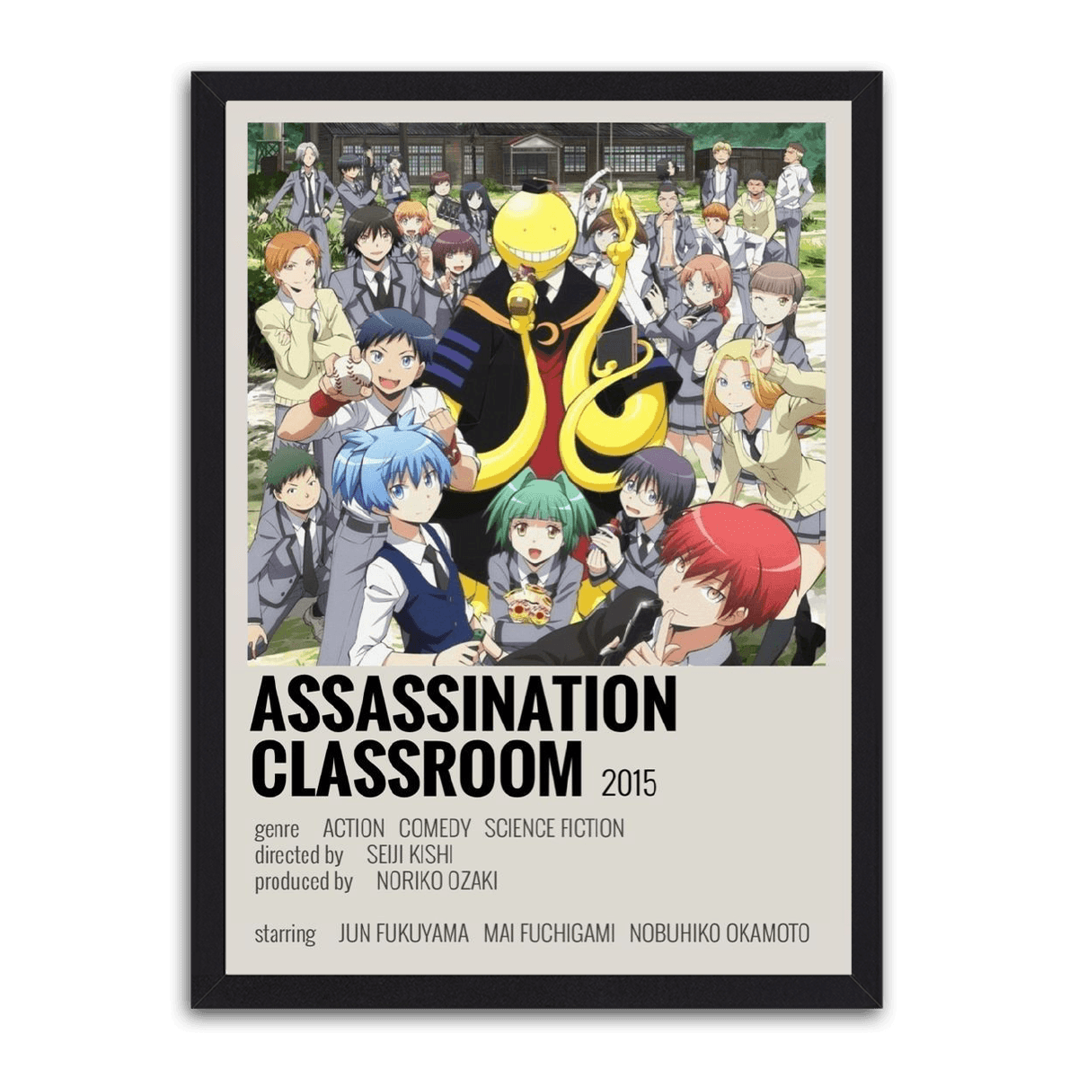 Classroom Assassination Hd Metal Wall Art 