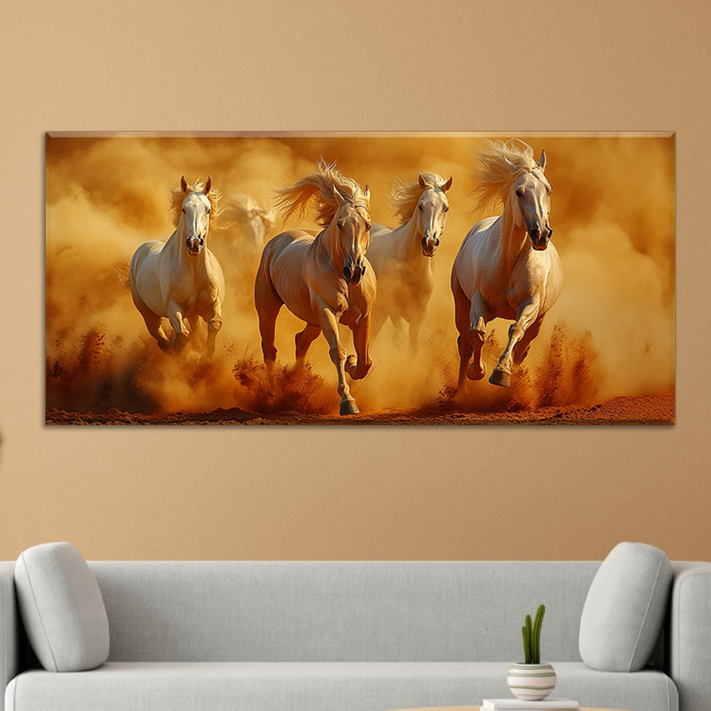 Wild Horses - Galloping Freedom - Acrylic Wall Art