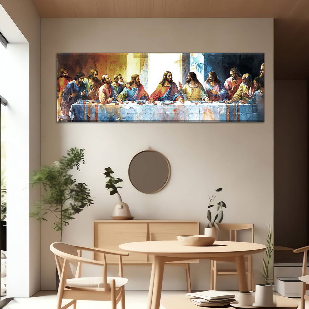 Last Supper -The Masterpiece- Premium Acrylic Wall Art