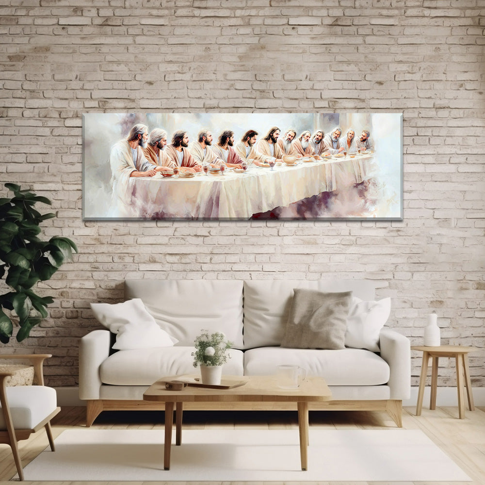 Heavenly Last Supper - Divine Grace  - Acrylic Wall Art