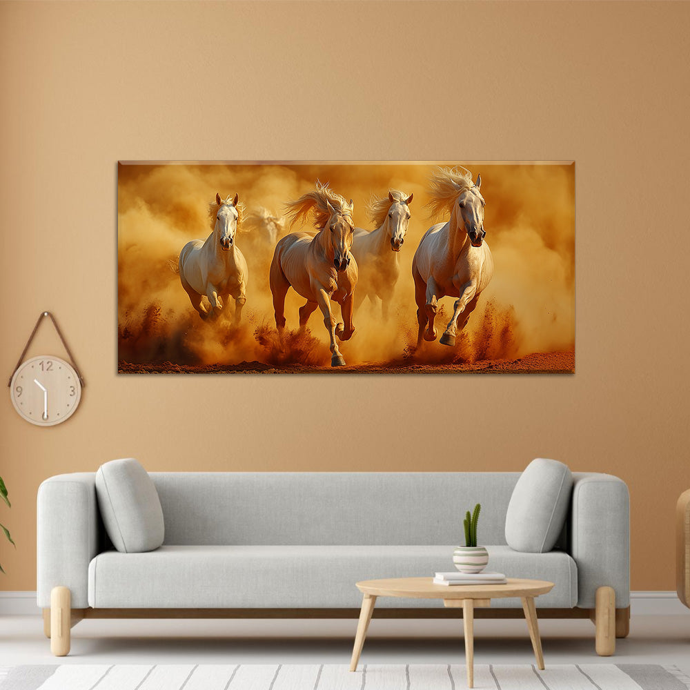 Wild Horses - Galloping Freedom - Acrylic Wall Art