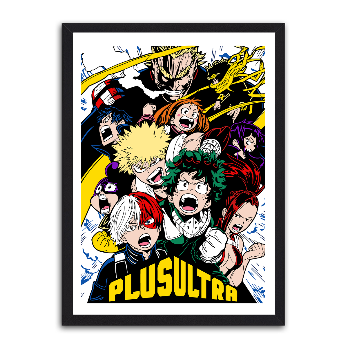 My Hero Academia Hero's HD Metal Wall Art