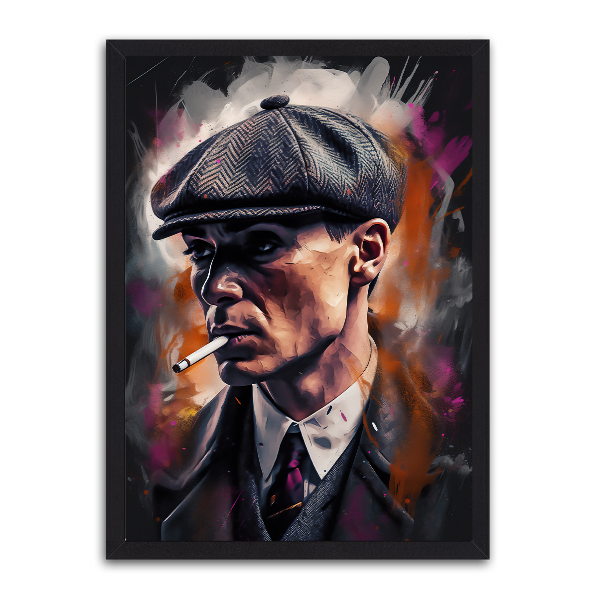 Tommy Shelby Tribute: HD Metal Wall Art