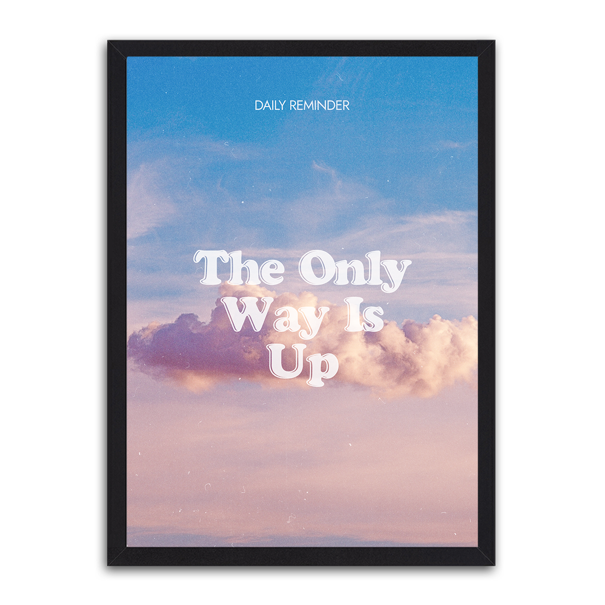 The Only Way is Up HD Metal Wall Art