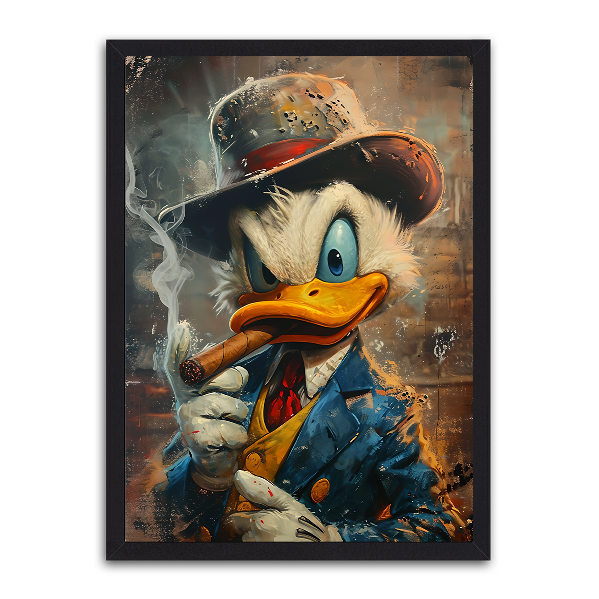 Donald Duck Delight: HD Metal Wall Art