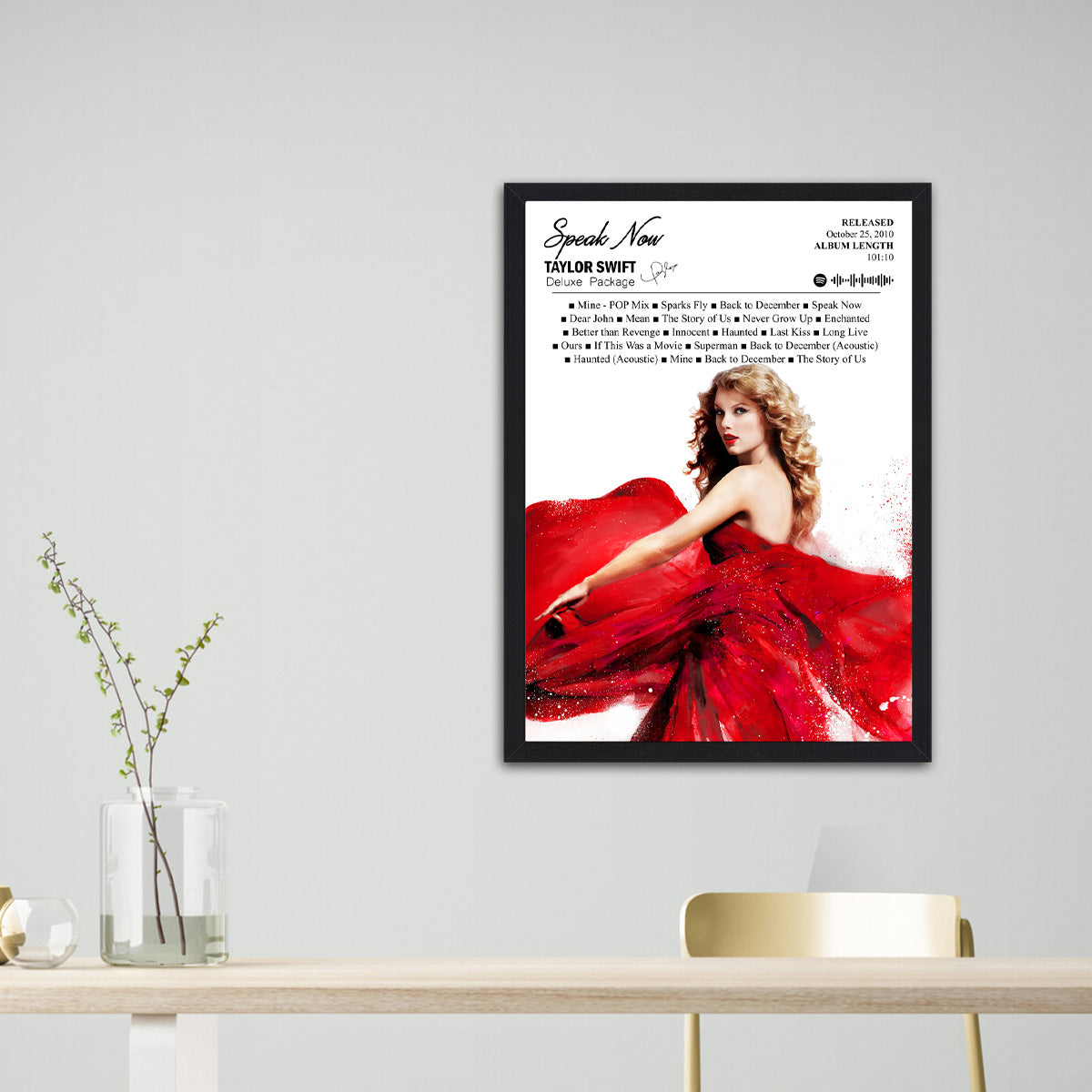 Taylor Swift Speak Now Deluxe HD Metal Wall Art