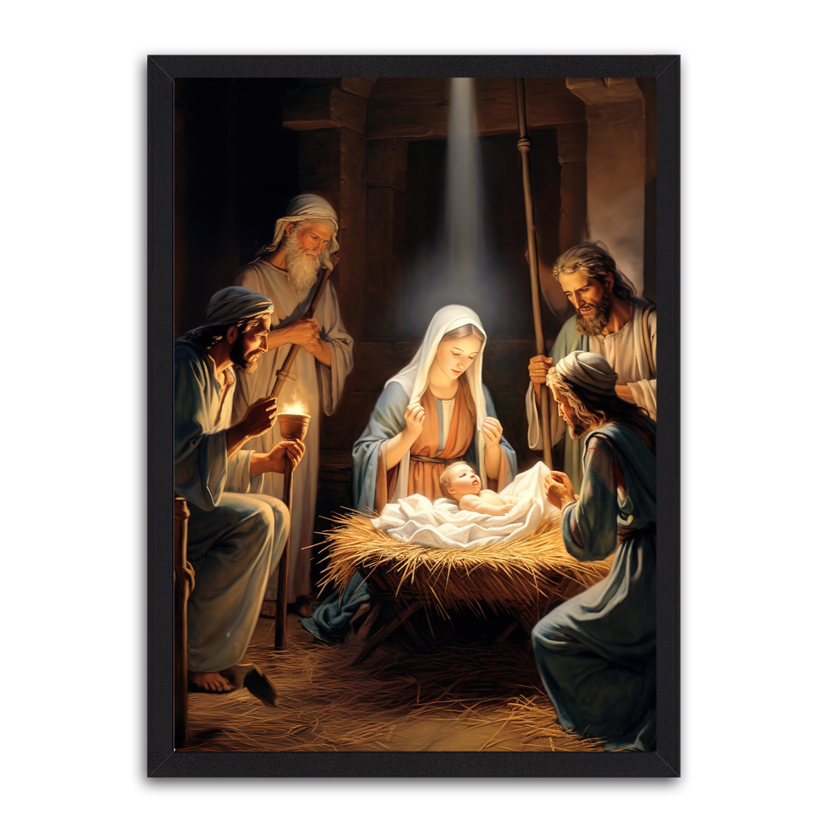 Jesus' birth HD Metal Wall Art