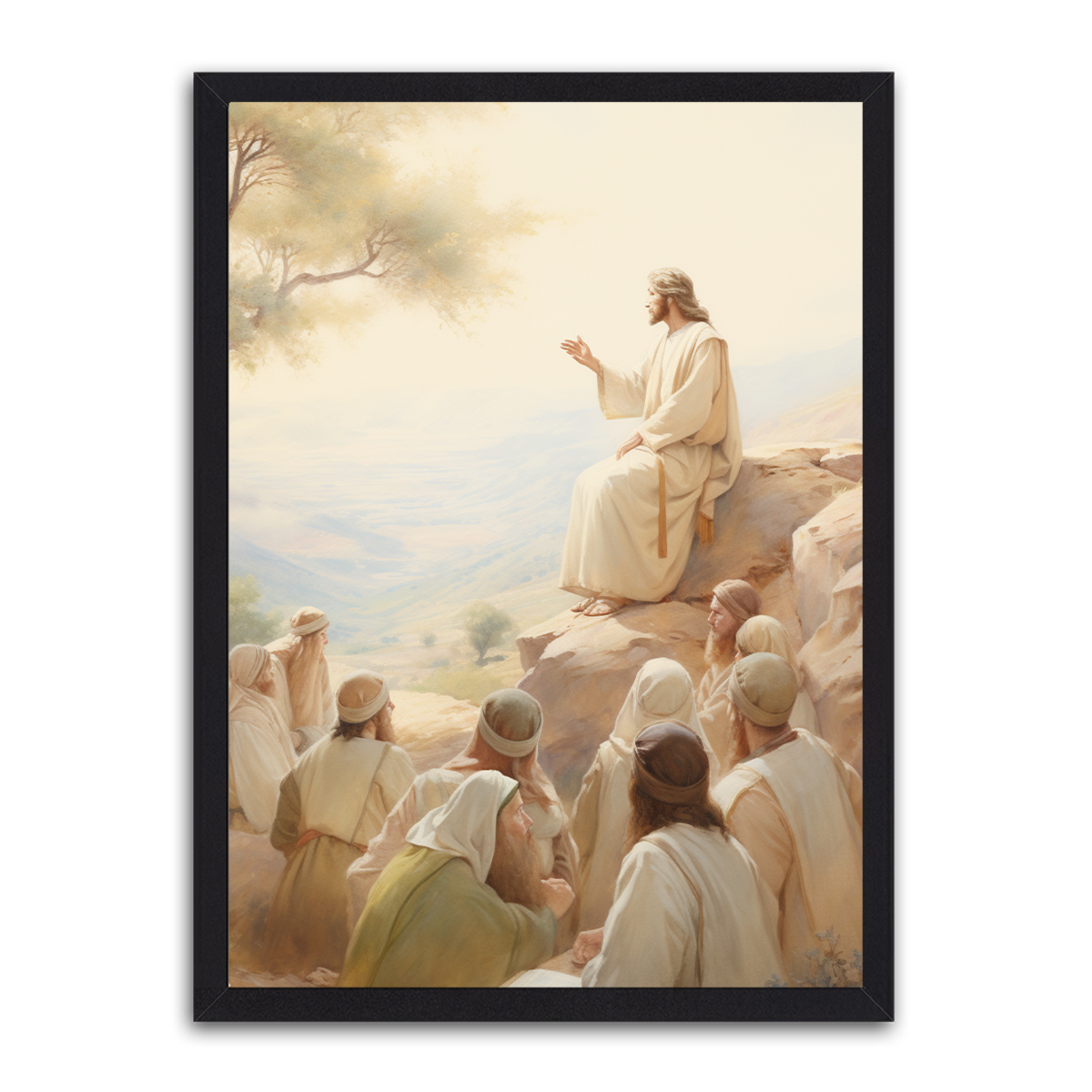 The Sermon on the Mount - HD Metal Wall Art