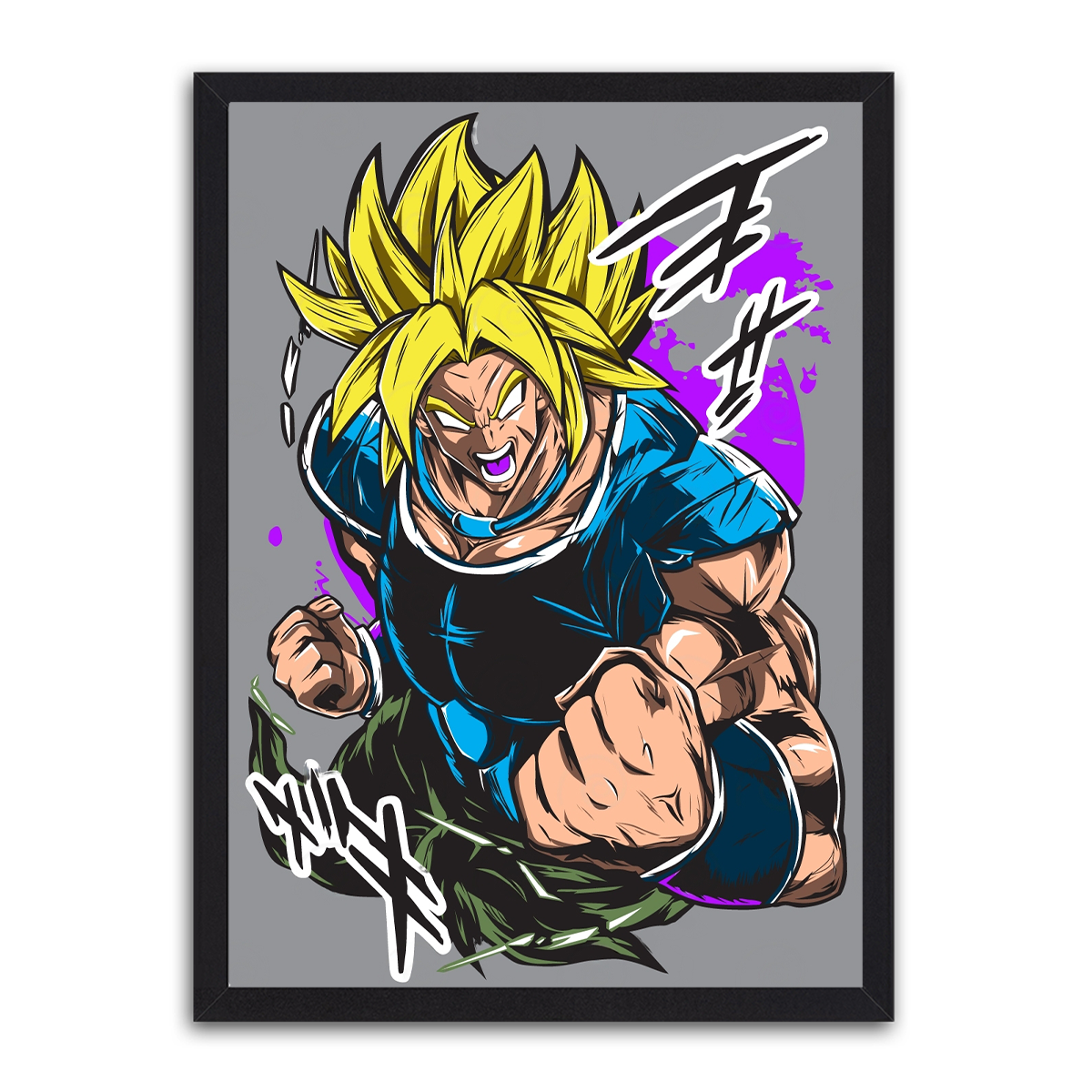 BROLY Transformed HD Metal Wall Art