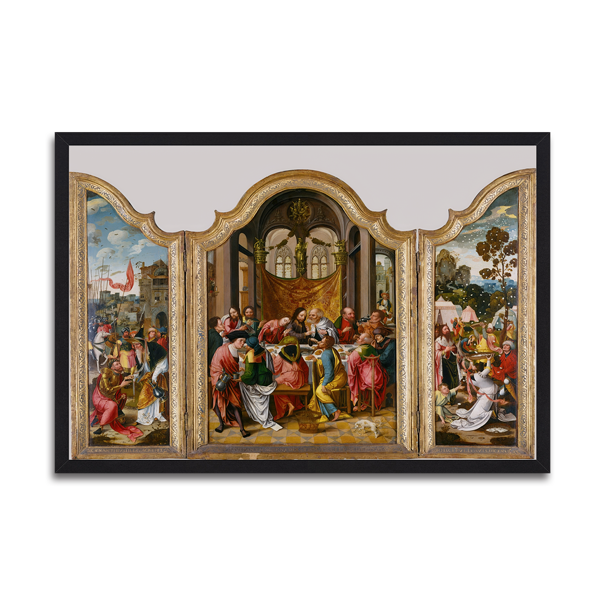 Eternal Grace: The Last Supper HD Metal Wall Art