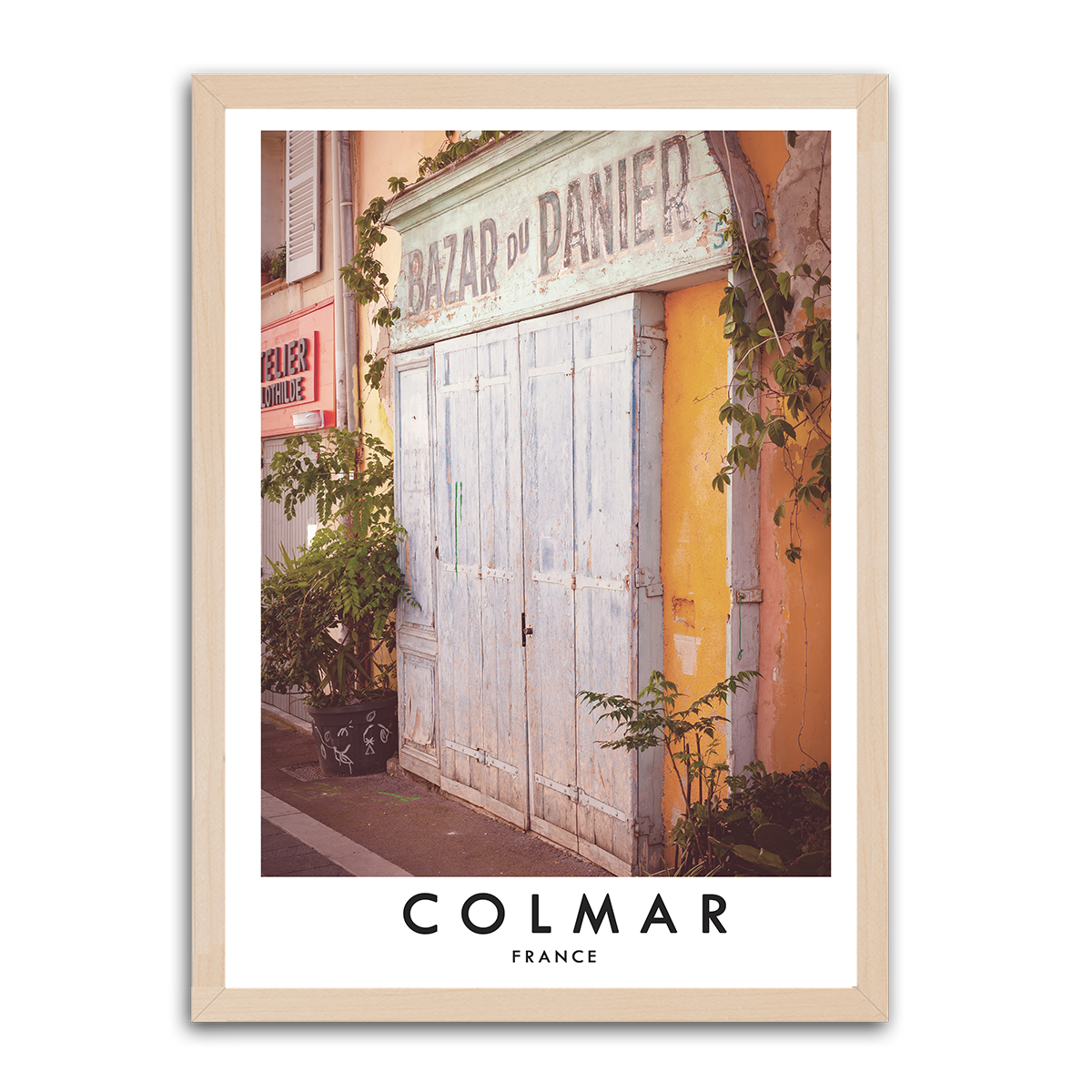 Charming Colmar: HD Metal Wall Art