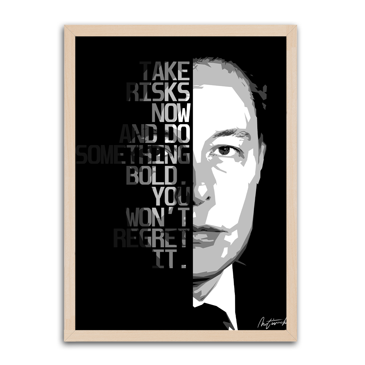 Elon Musk 4 HD Metal Wall Art