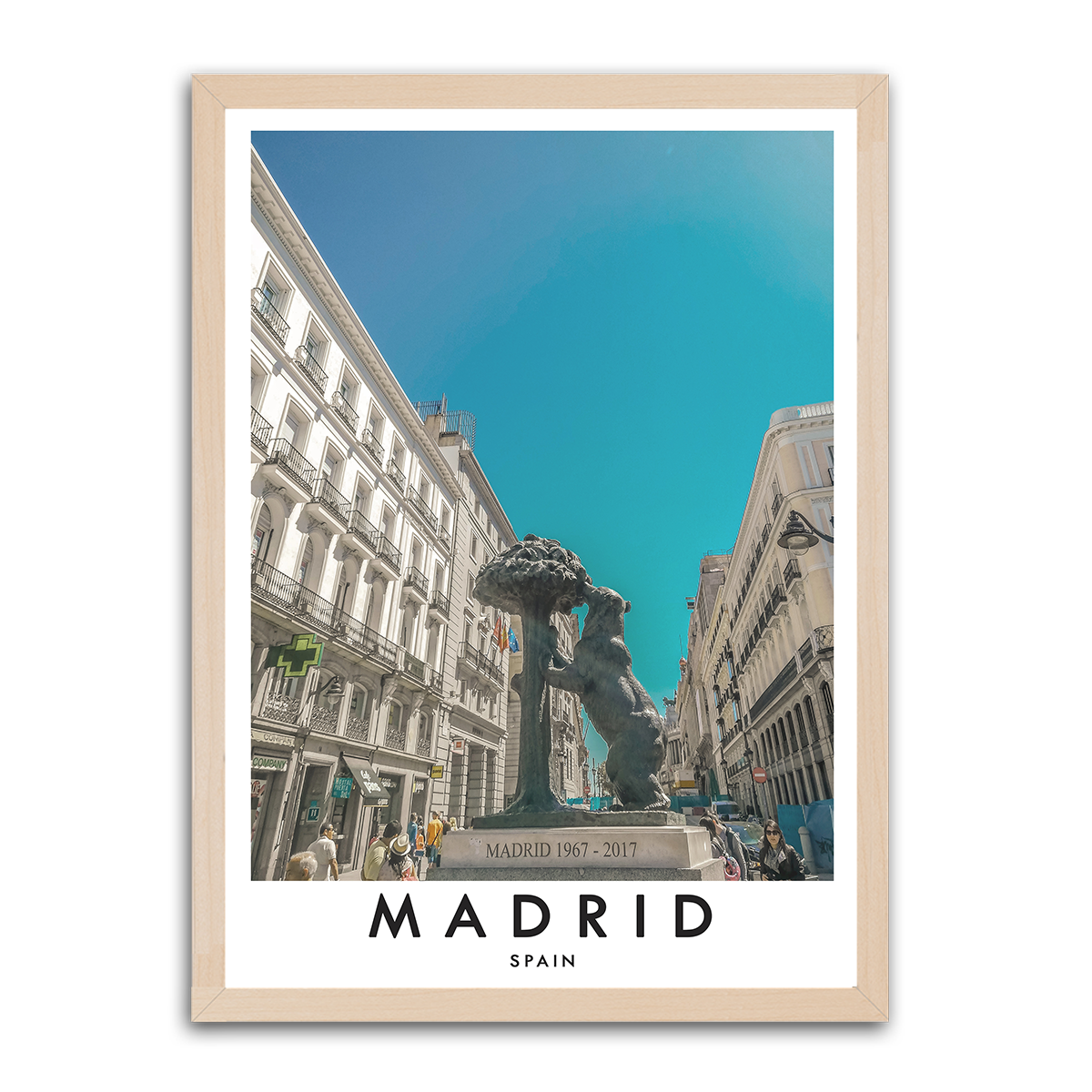 Madrid HD Metal Wall Art