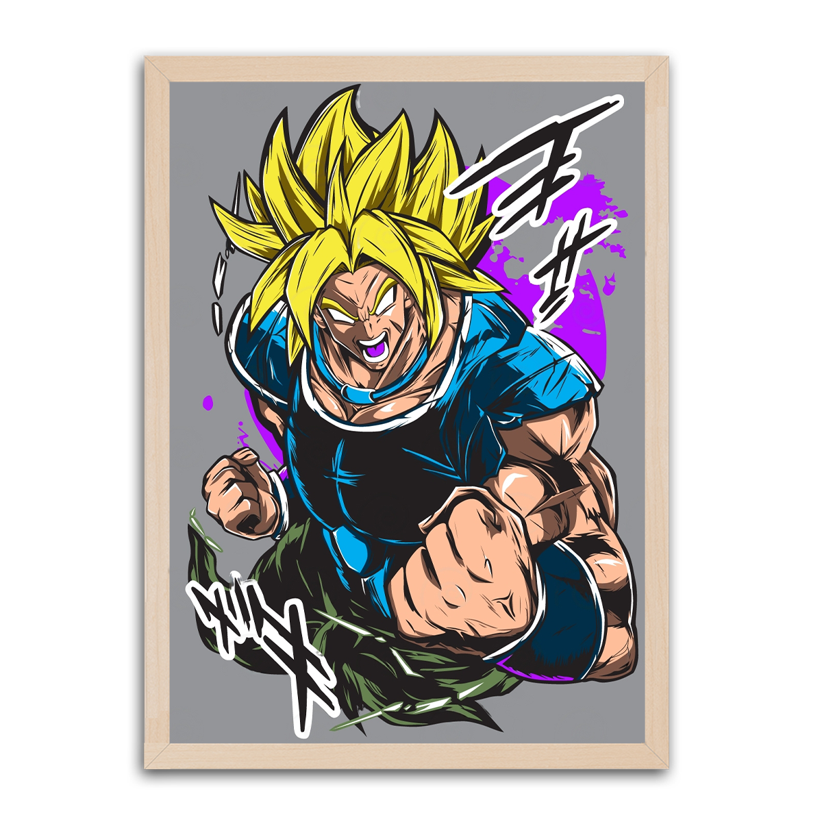 BROLY Transformed HD Metal Wall Art