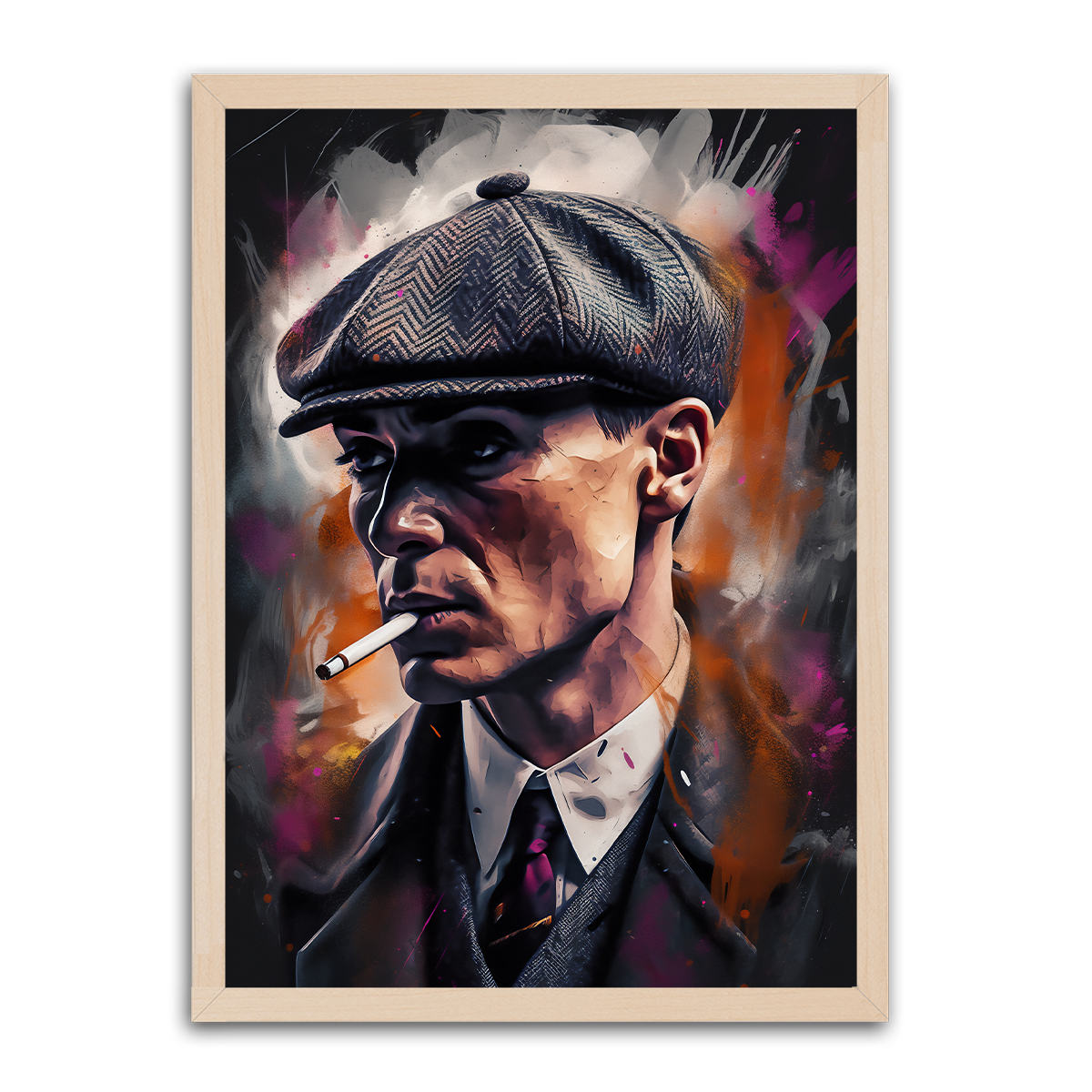 Tommy Shelby Tribute: HD Metal Wall Art