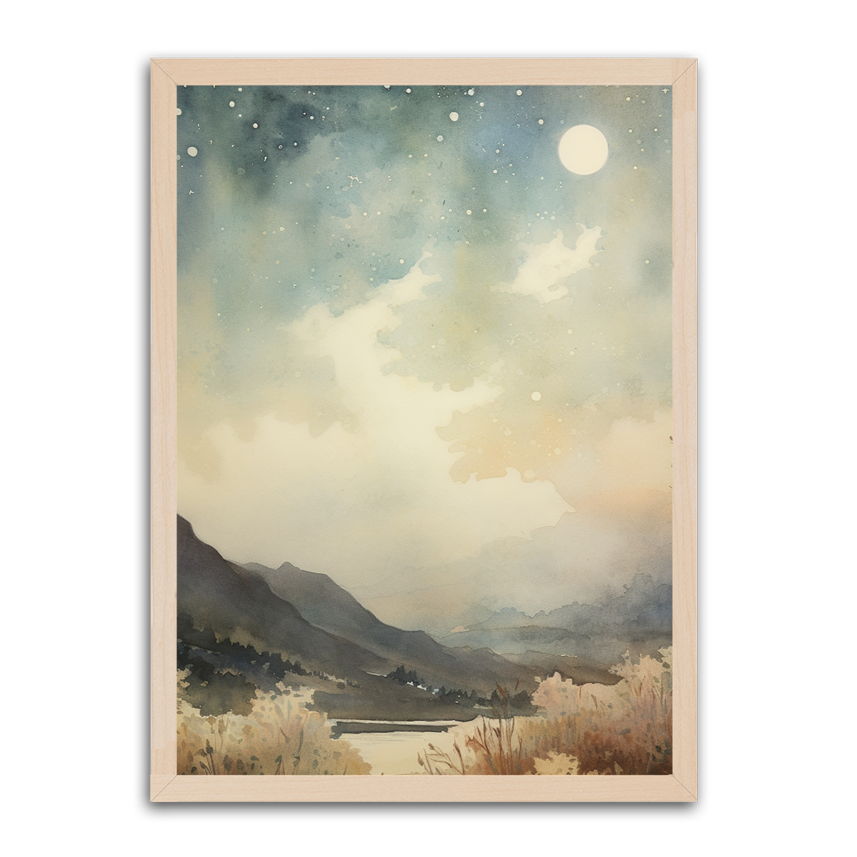 Starry Serenity: Metal Wall Art HD Metal Wall Art