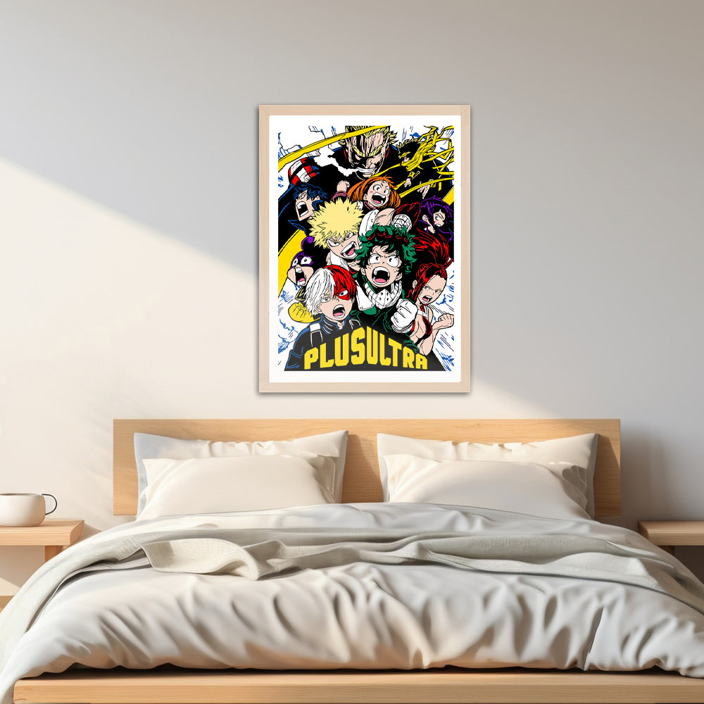 My Hero Academia Hero's HD Metal Wall Art