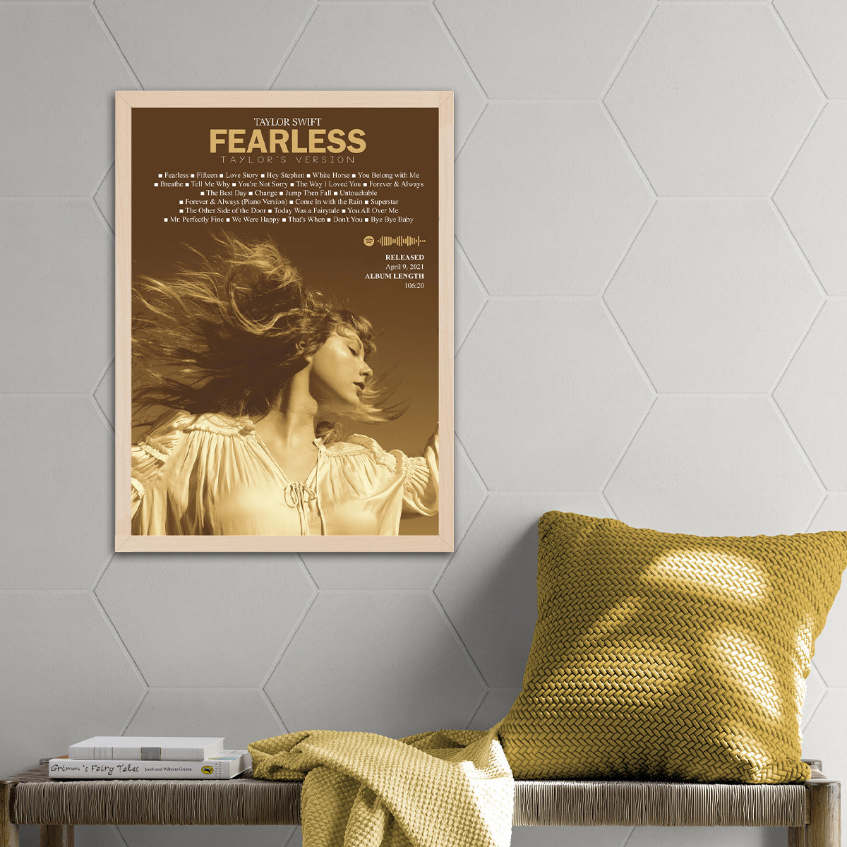 Taylor Swift Fearless HD Metal Wall Art