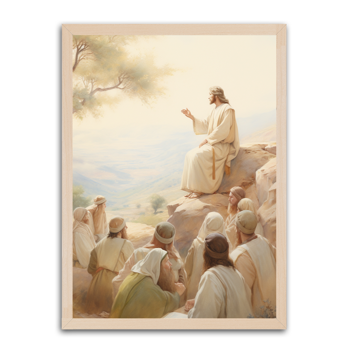 The Sermon on the Mount - HD Metal Wall Art