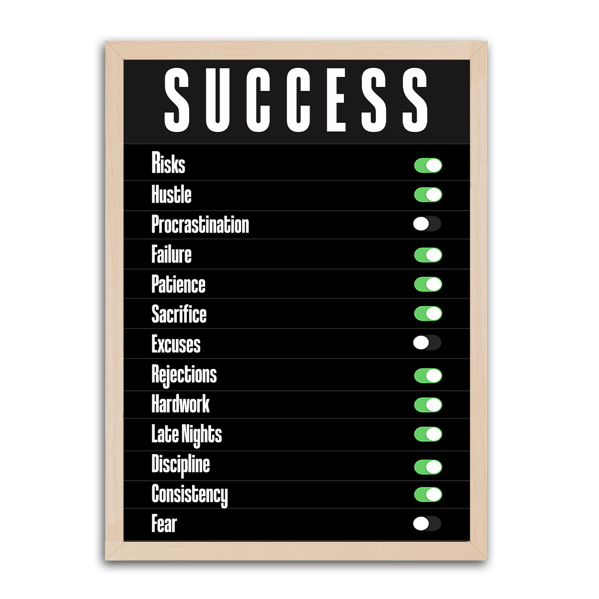 Success II HD Metal Wall Art