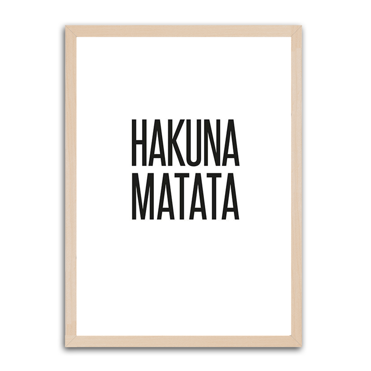 Hakunama Tata HD Metal Wall Art