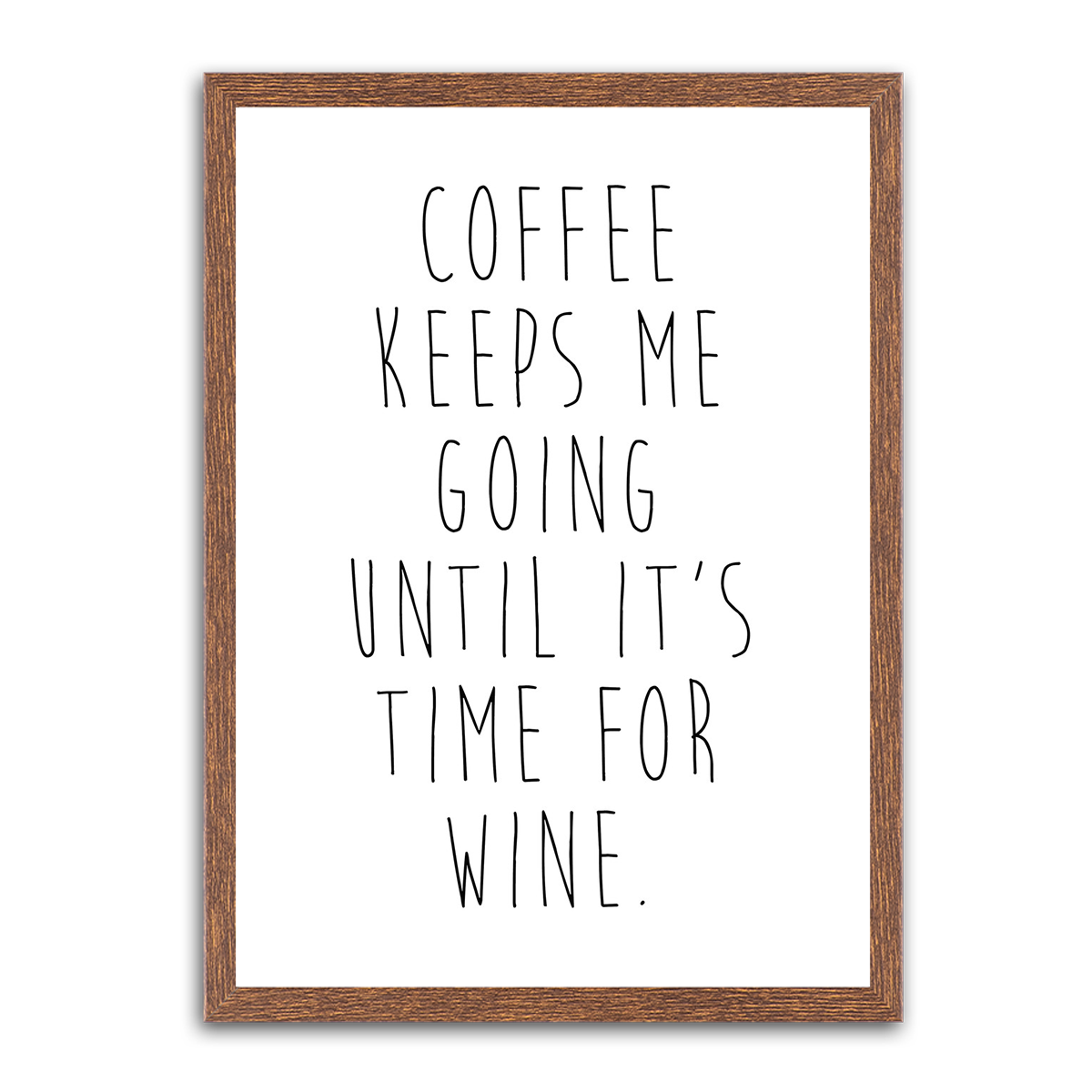 Coffee keeps me Going HD Metal Wall Art