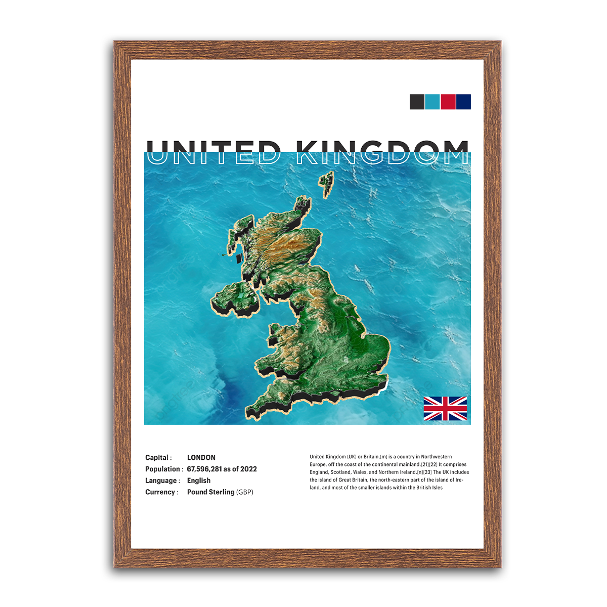 British Heritage: UK HD Metal Wall Art