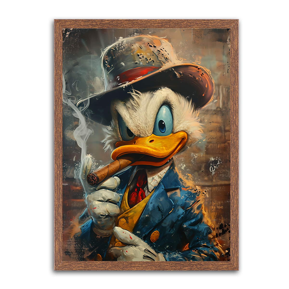 Donald Duck Delight: HD Metal Wall Art