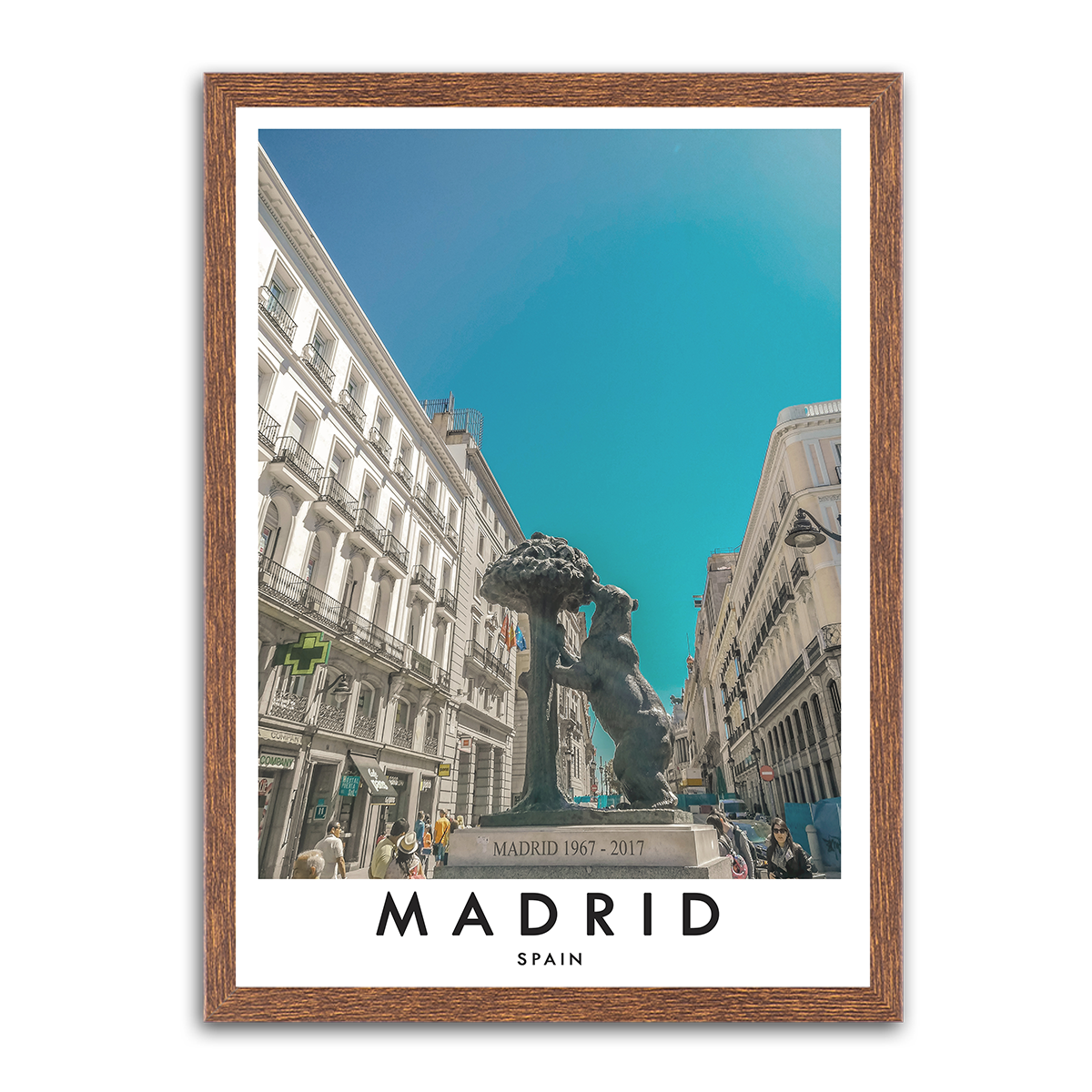 Madrid HD Metal Wall Art