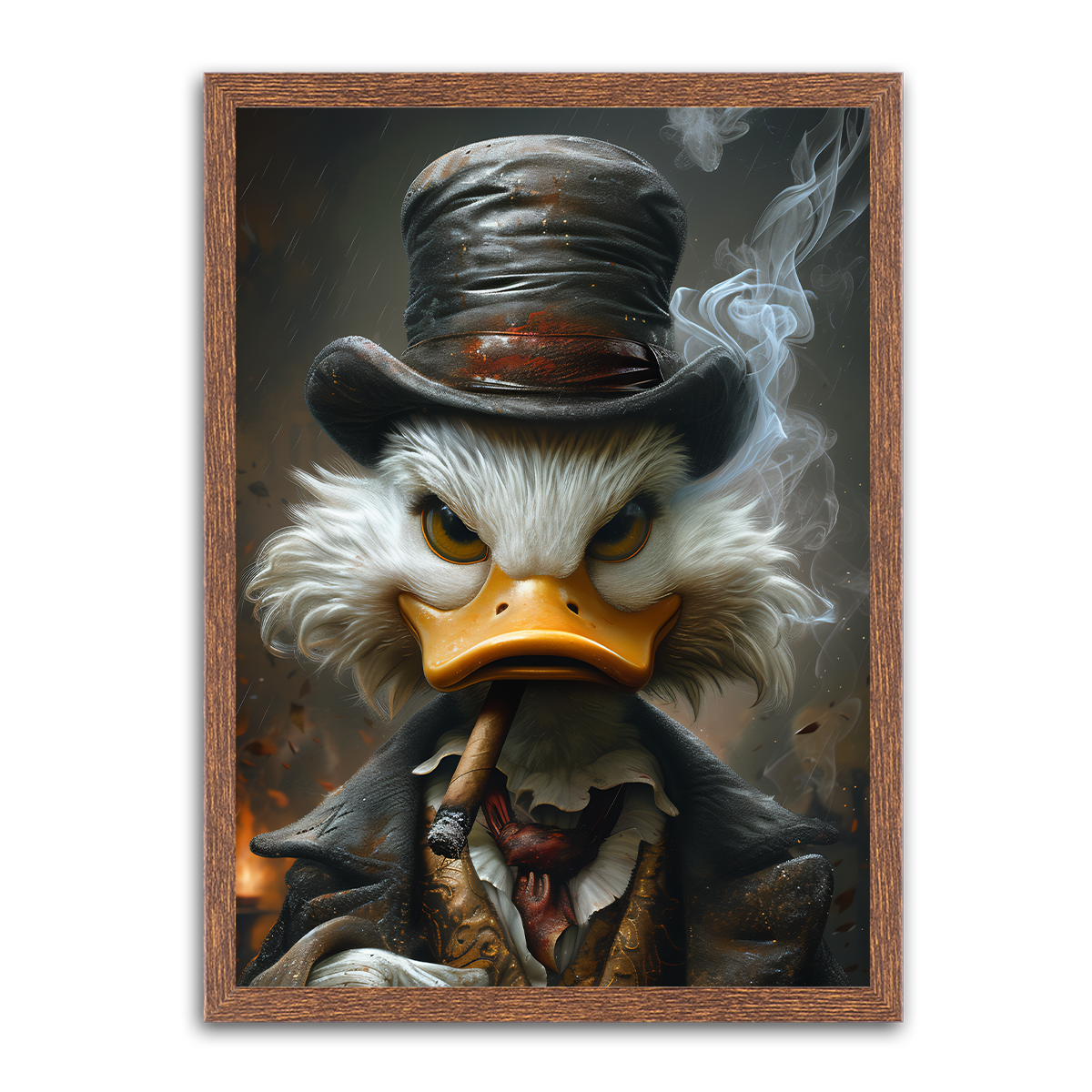 Iconic Donald Duck: HD Metal Wall Art