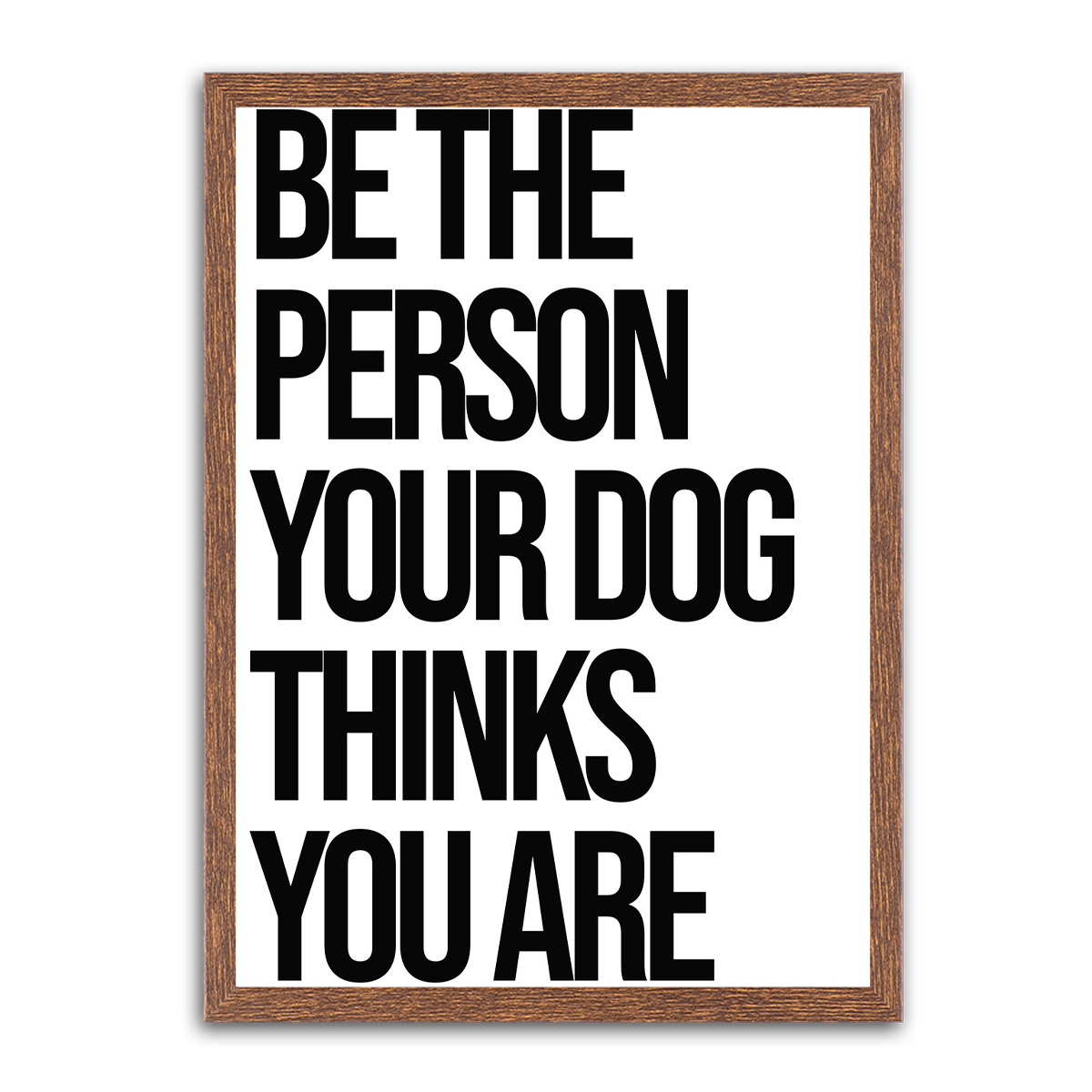 Be The Person HD Metal Wall Art