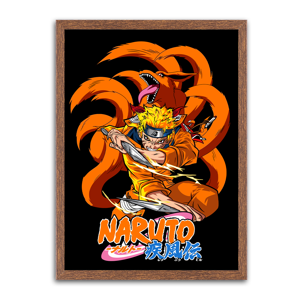 Rasengan Mastery: The Art of Naruto – HD Metal Wall Art