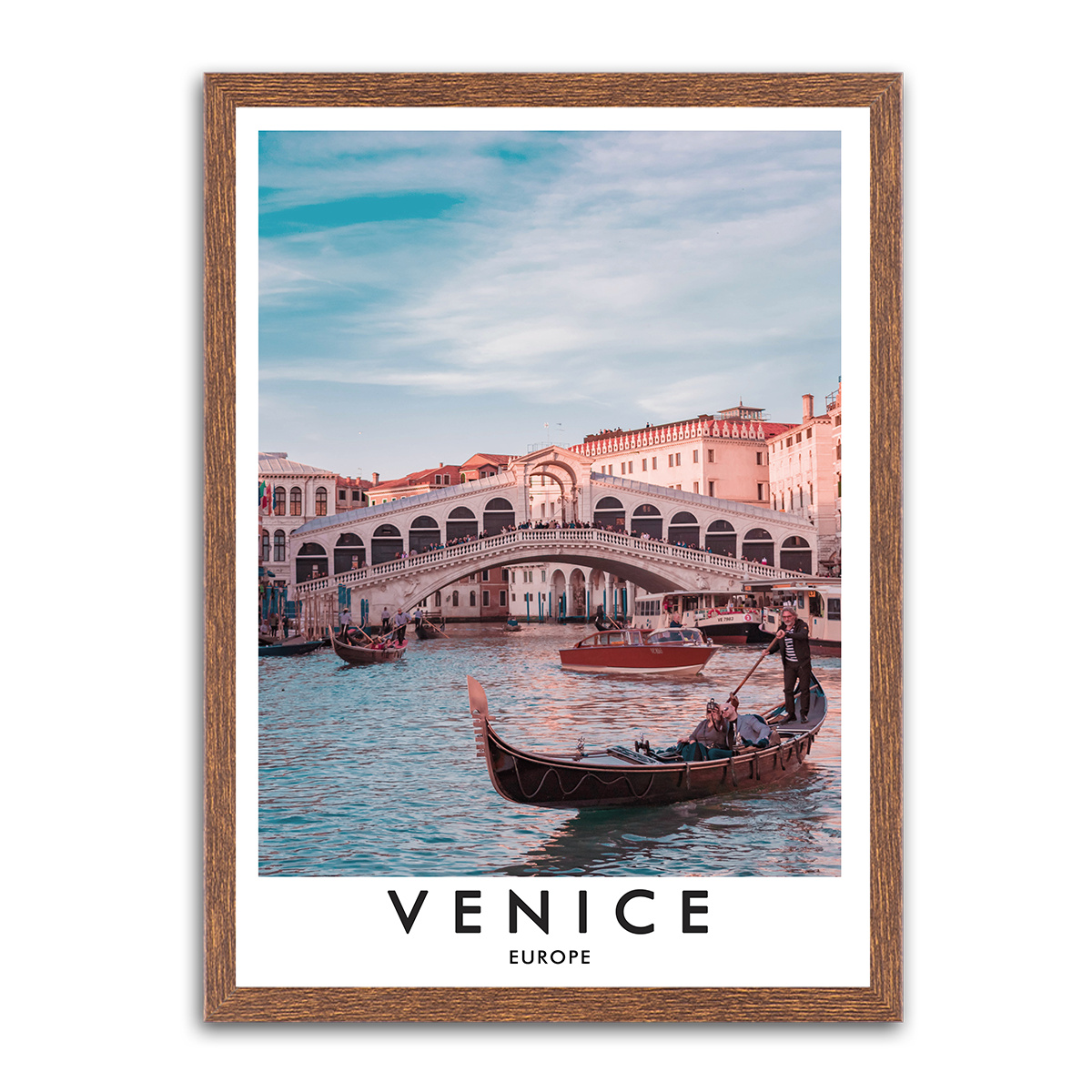 Venice HD Metal Wall Art