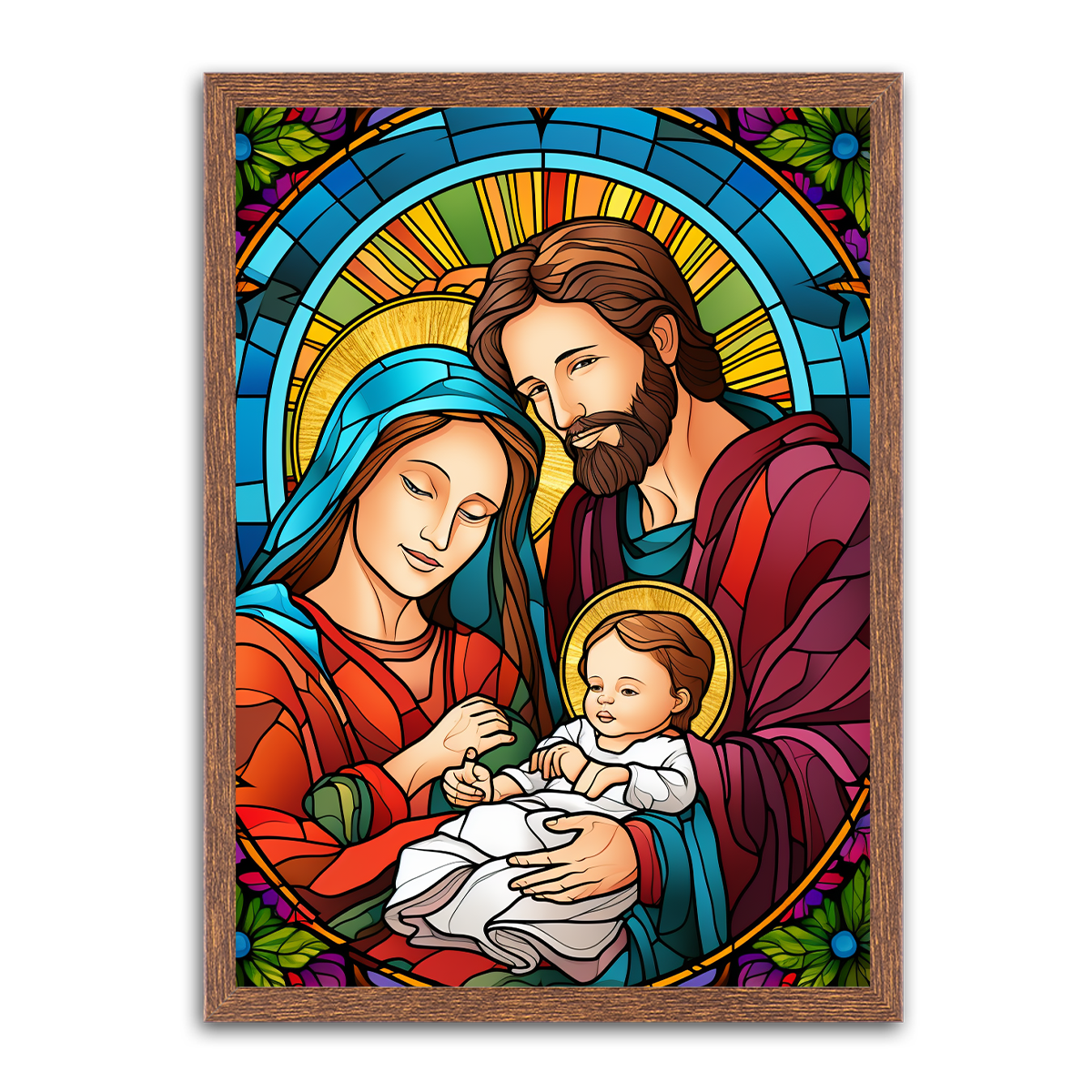 Holy II Family HD Metal Wall Art