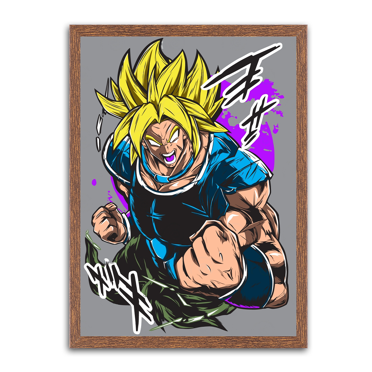 BROLY Transformed HD Metal Wall Art