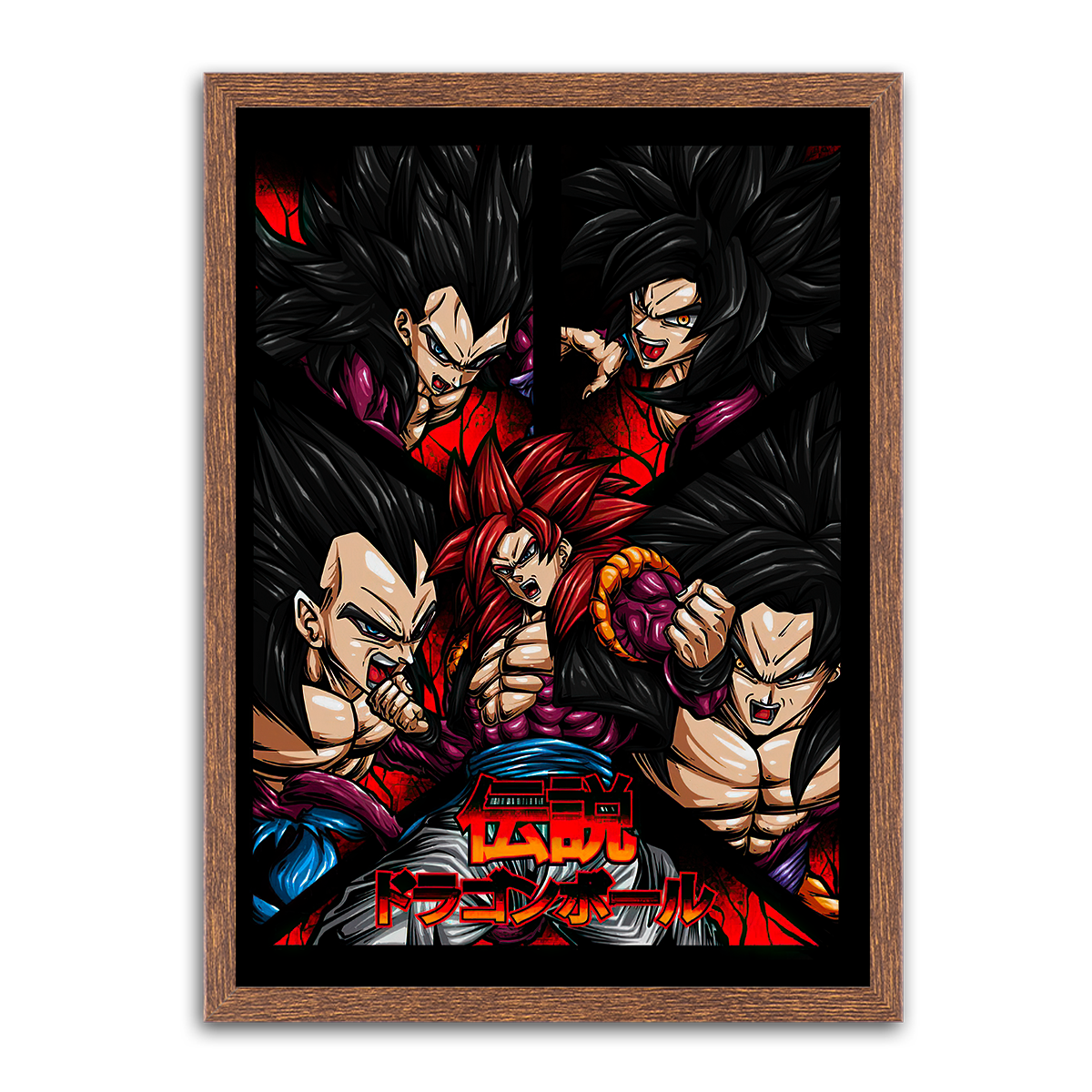 Training with Masters – Dragon Ball HD Metal Wall Art