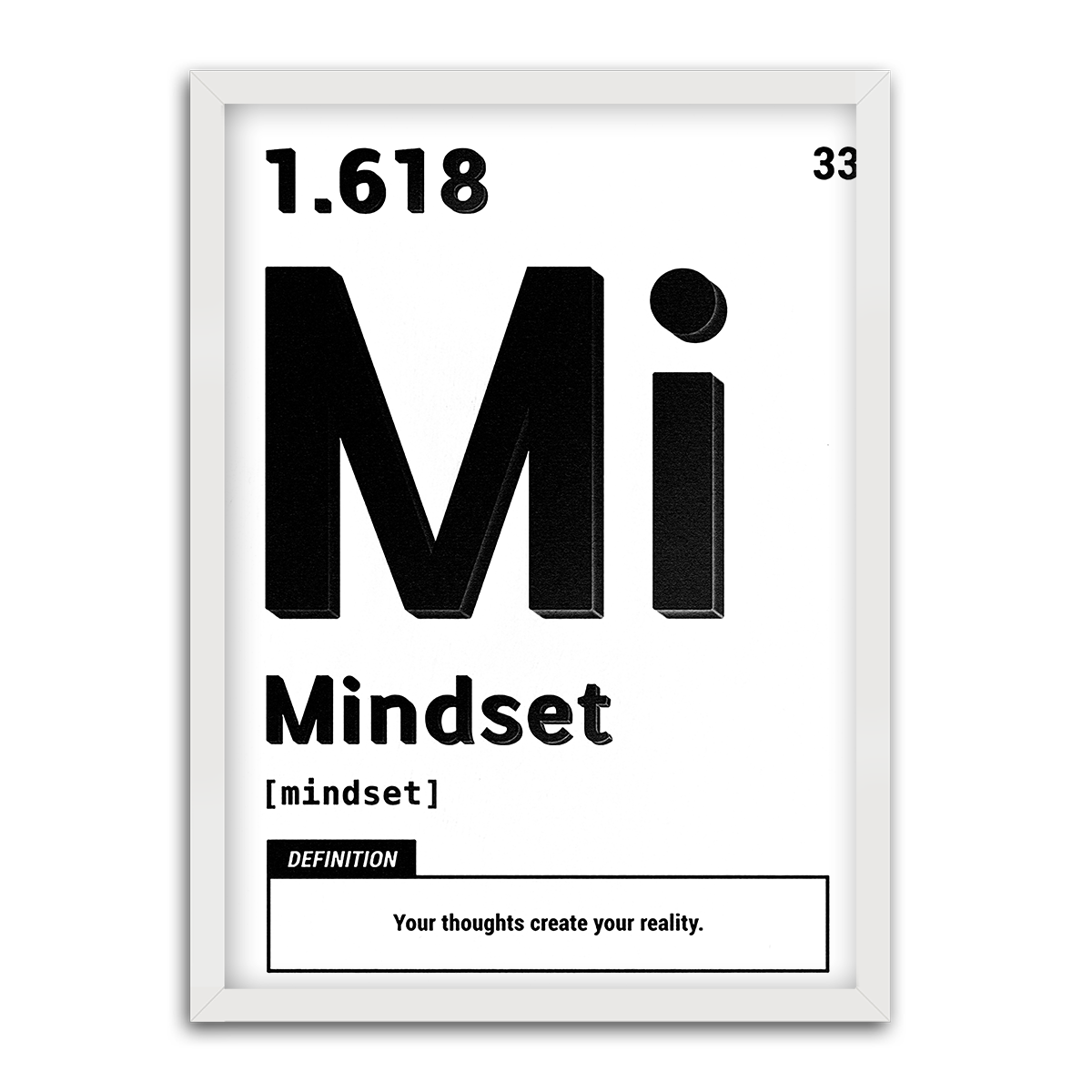 Mindset 2 HD Metal Wall Art