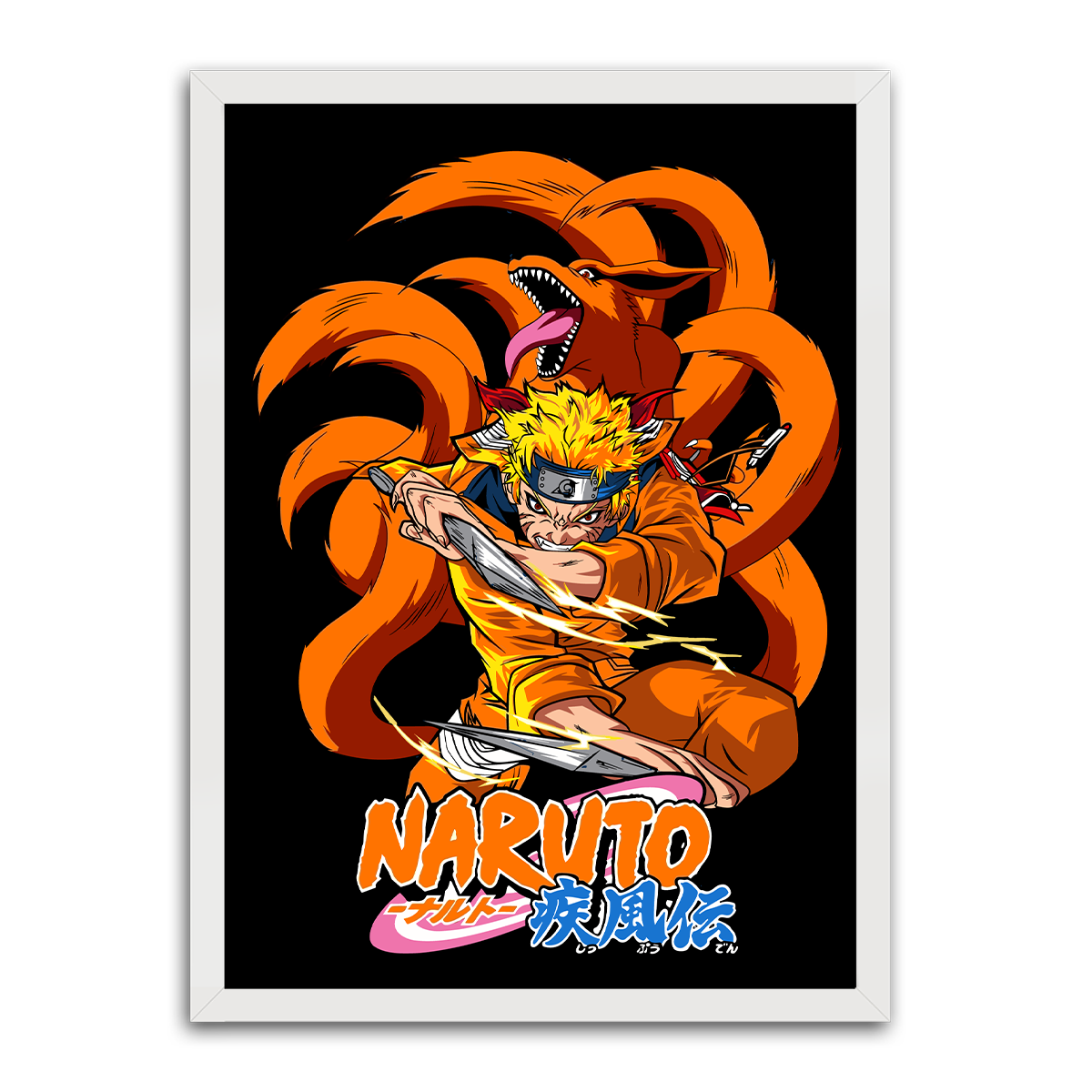 Rasengan Mastery: The Art of Naruto – HD Metal Wall Art