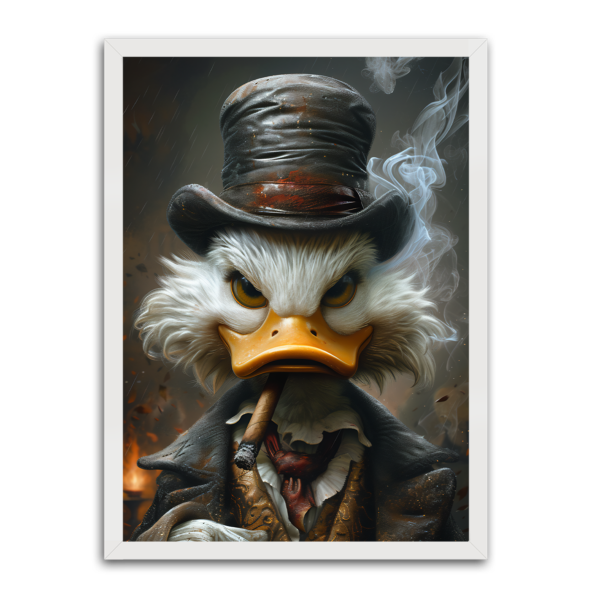 Iconic Donald Duck: HD Metal Wall Art