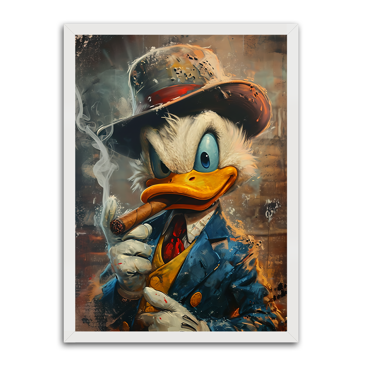 Donald Duck Delight: HD Metal Wall Art