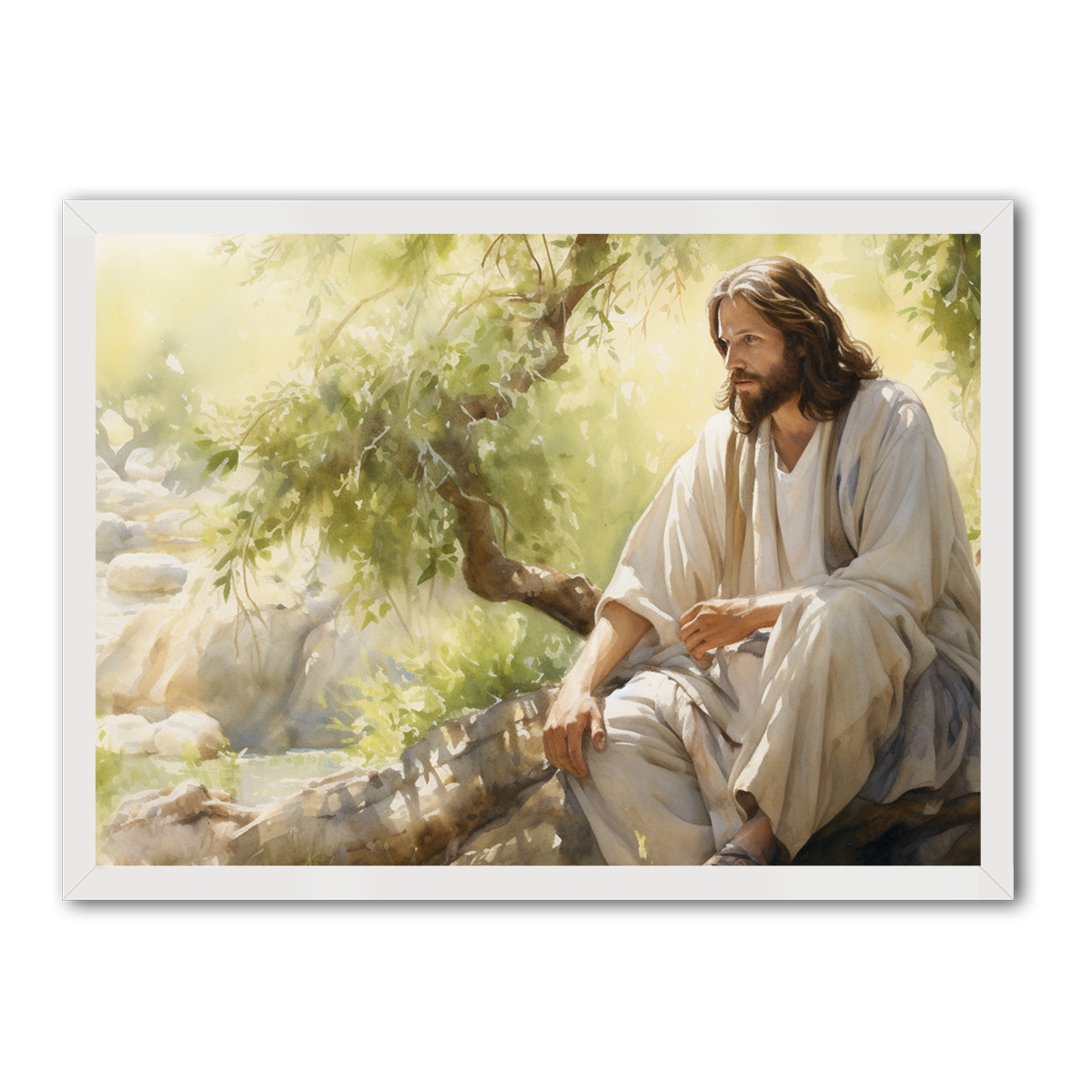 Jesus 13 HD Metal Wall Art