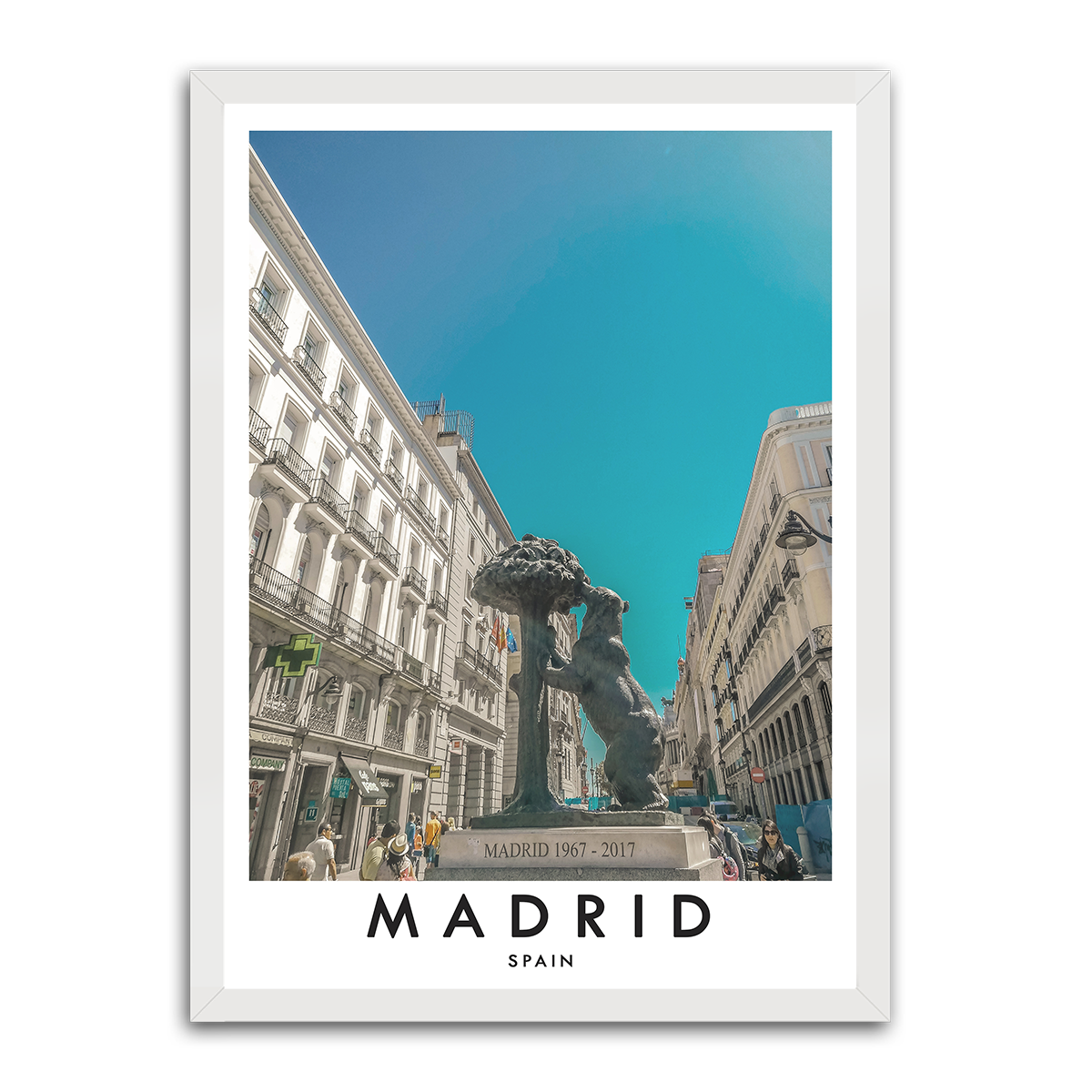 Madrid HD Metal Wall Art