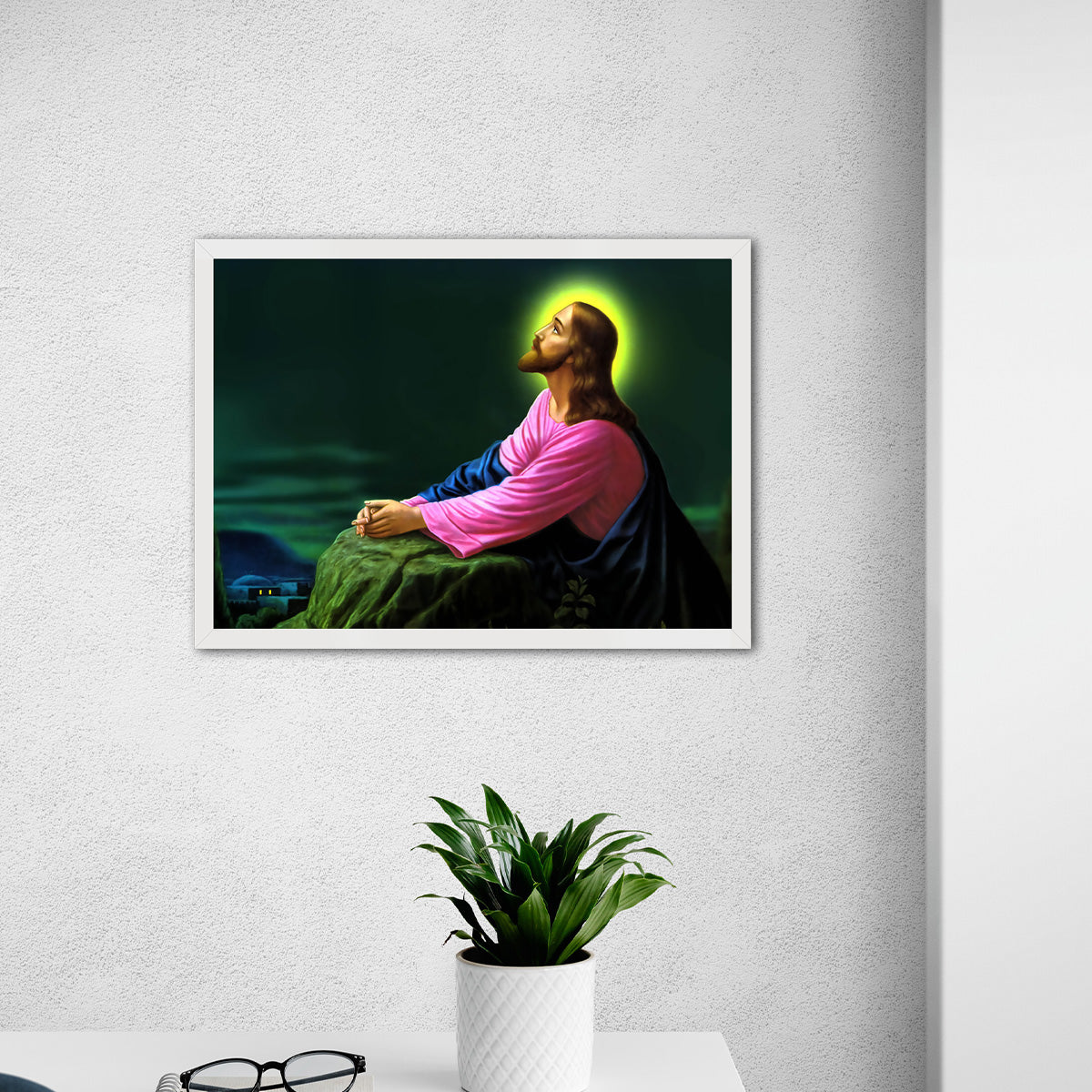 Prayer of Jesus HD Metal Wall Art