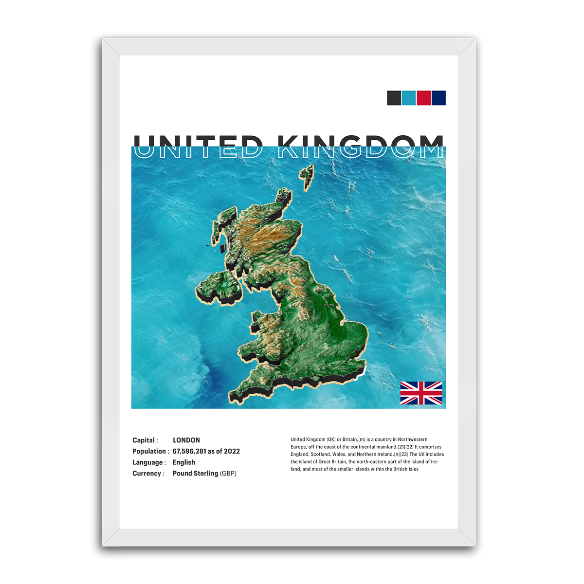 British Heritage: UK HD Metal Wall Art