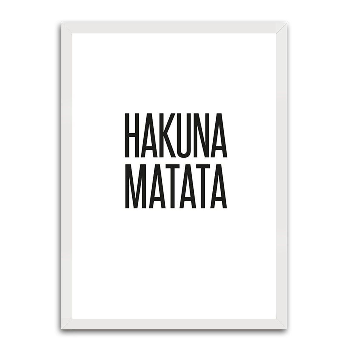 Hakunama Tata HD Metal Wall Art