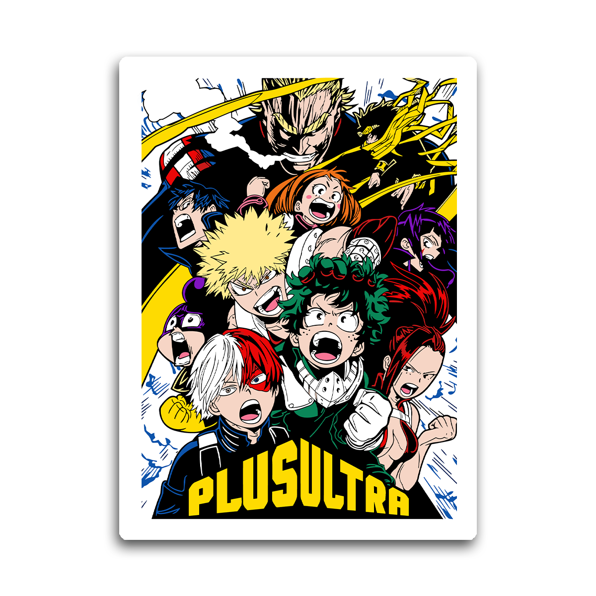 My Hero Academia Hero's HD Metal Wall Art