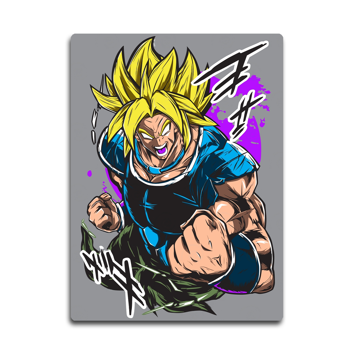 BROLY Transformed HD Metal Wall Art