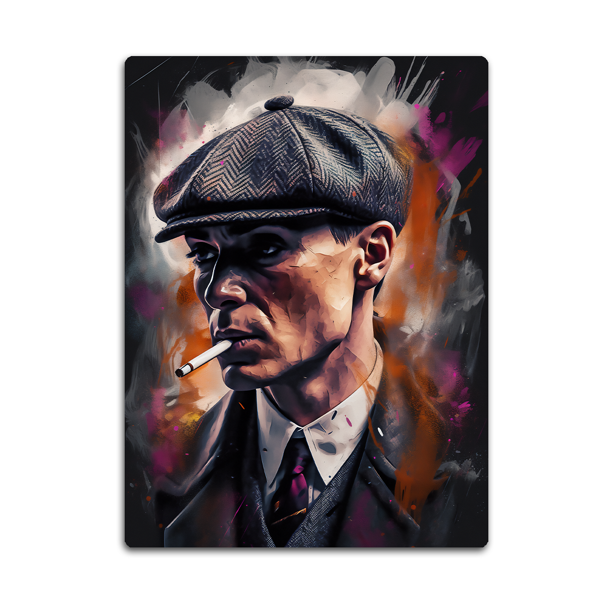 Tommy Shelby Tribute: HD Metal Wall Art