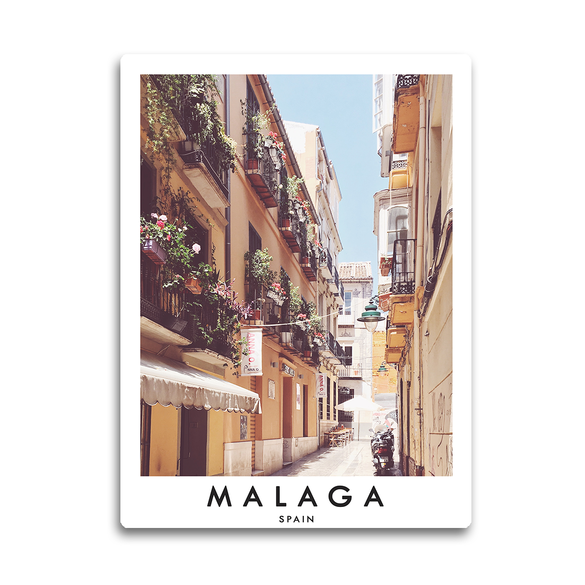 Malaga HD Metal Wall Art