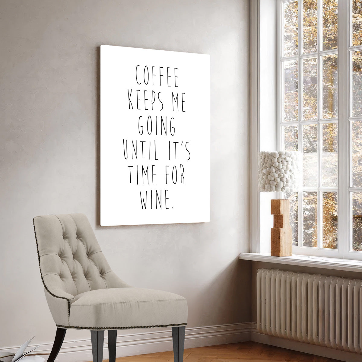 Coffee keeps me Going HD Metal Wall Art